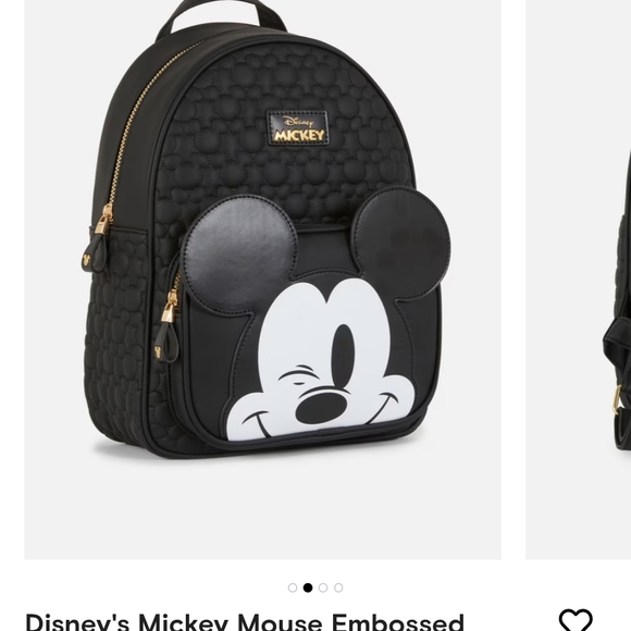 Disney Mickey Mouse Embossed Backpack main image 4